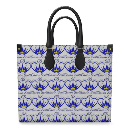 Gavin Scott ICONIC 100% Genuine Nappa Leather Shopping Tote (2 Size Options)