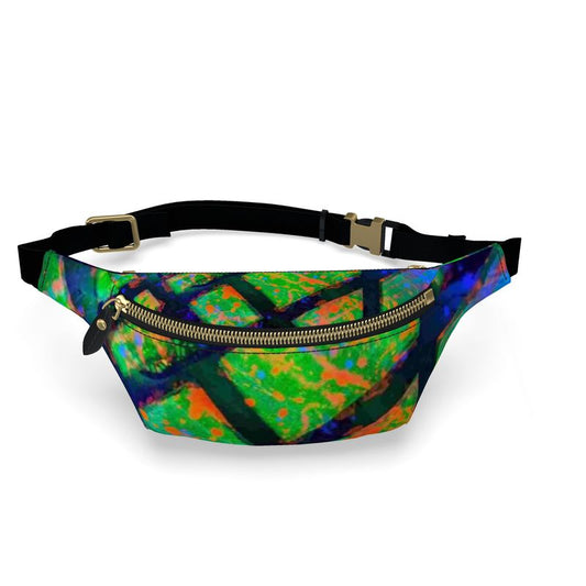 Gavin Scott 100% Genuine Nappa Leather Bum Bag / Fanny Pack / Crossbody Bag