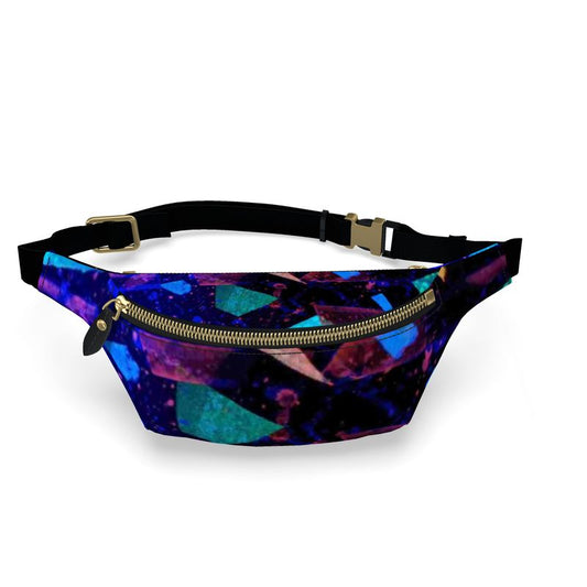 Gavin Scott 100% Genuine Nappa Leather Bum Bag / Fanny Pack / Crossbody Bag