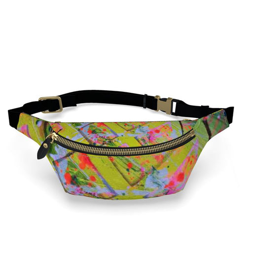 Gavin Scott 100% Genuine Nappa Leather Bum Bag / Fanny Pack / Crossbody Bag