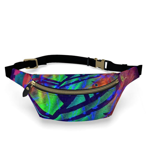 Gavin Scott 100% Genuine Nappa Leather Bum Bag / Fanny Pack / Crossbody Bag