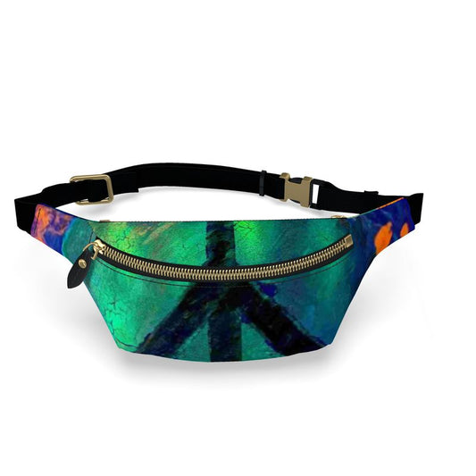 Gavin Scott 100% Genuine Nappa Leather Bum Bag / Fanny Pack / Crossbody Bag