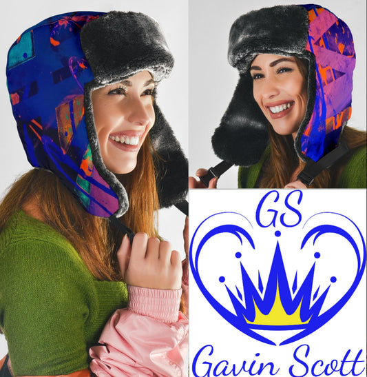 Gavin Scott Funky Faux Fur Trapper Hat