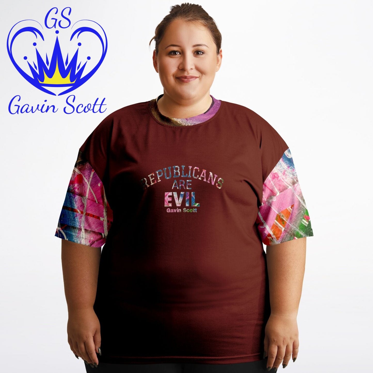 Gavin Scott REPUBLICANS ARE EVIL Tee (Genderless 2XL-6XL)
