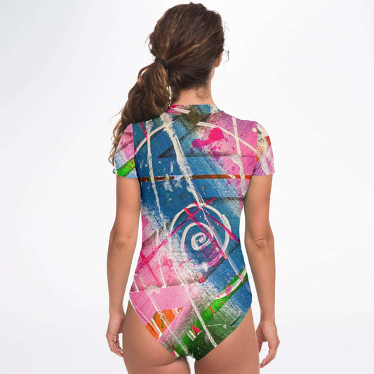 Gavin Scott Short Sleeve Festival Catsuit w/UPF 50+ Sun Protection (Femme XS-XL)