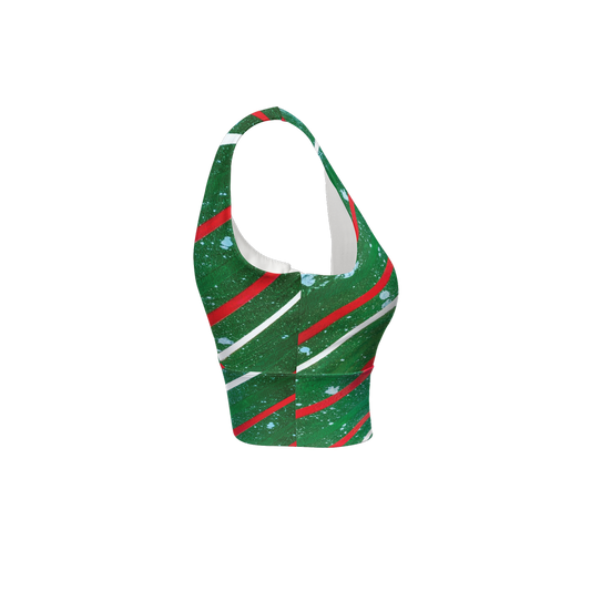 Gavin Scott Longline V-Shape-Back Sports Bra-Butter Soft Texture