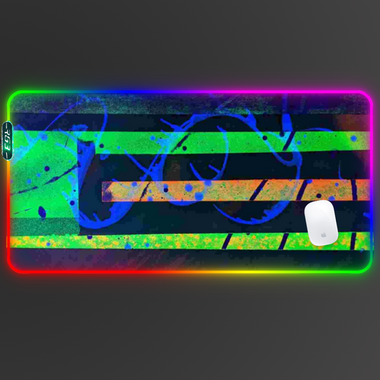 Gavin Scott Rubber Anti-Slip LED Gaming Mouse Pad With Adjustable Lights