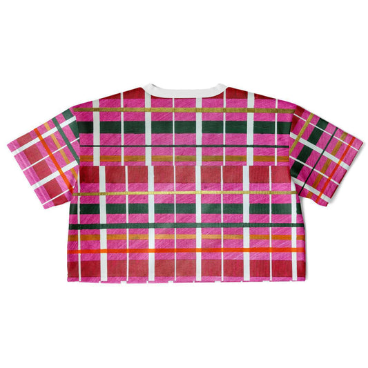 Gavin Scott Cropped Football Jersey w/White Collar (Femme XS-XL)