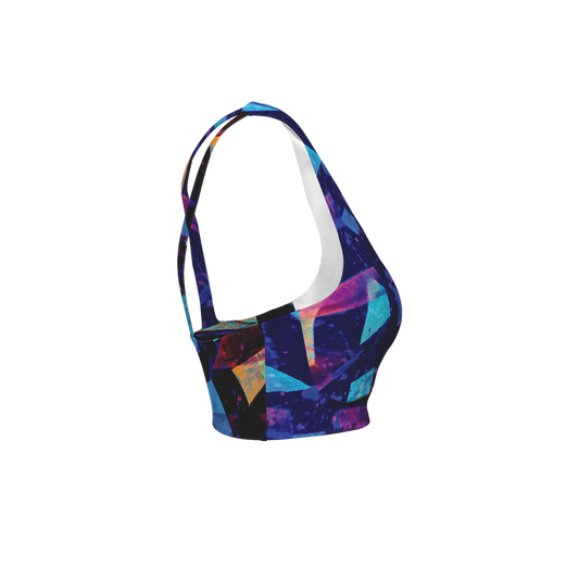 Gavin Scott Racerback Butter Soft Sports Bra (XS-3XL)