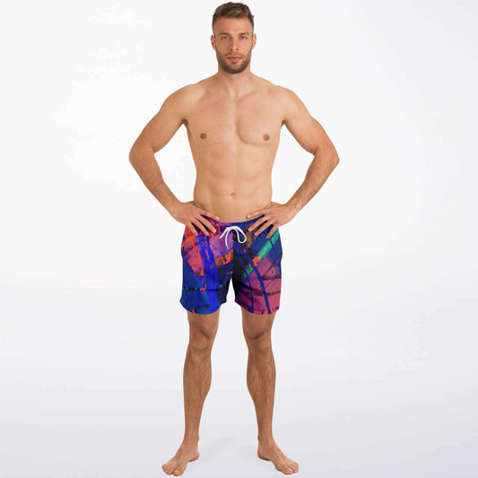 Gavin Scott Square Cut Swim Trunks (Masc XS-3XL)