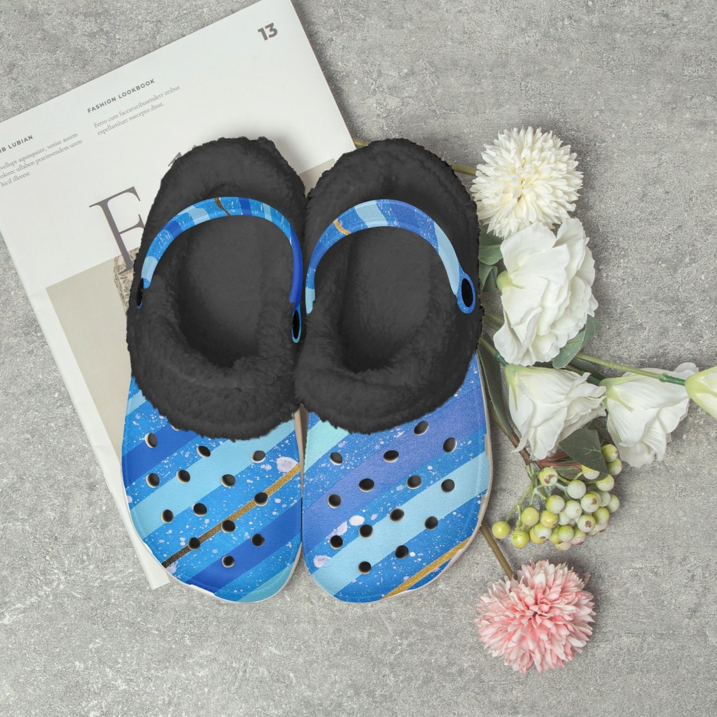 Gavin Scott Funky Faux Fur Grocs