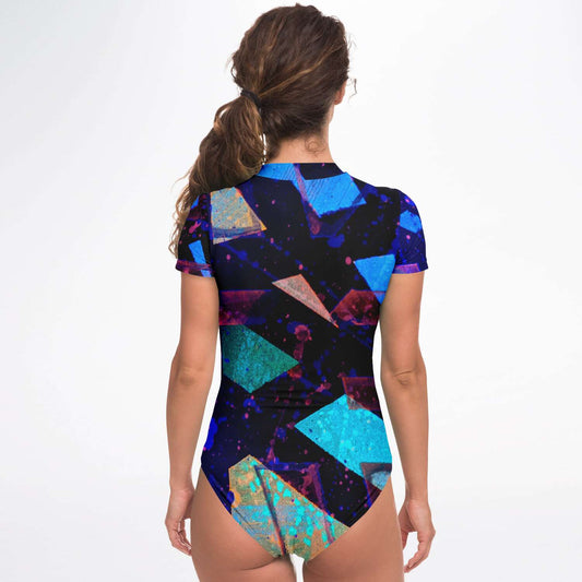 Gavin Scott Short Sleeve Festival Catsuit w/UPF 50+ Sun Protection (Femme XS-XL)