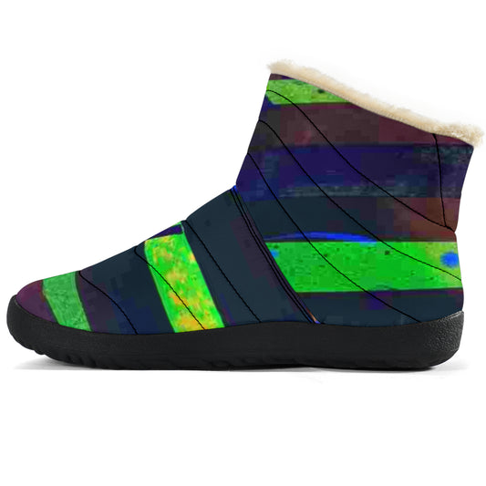 Gavin Scott Funky Faux Fur Slip-on Boots