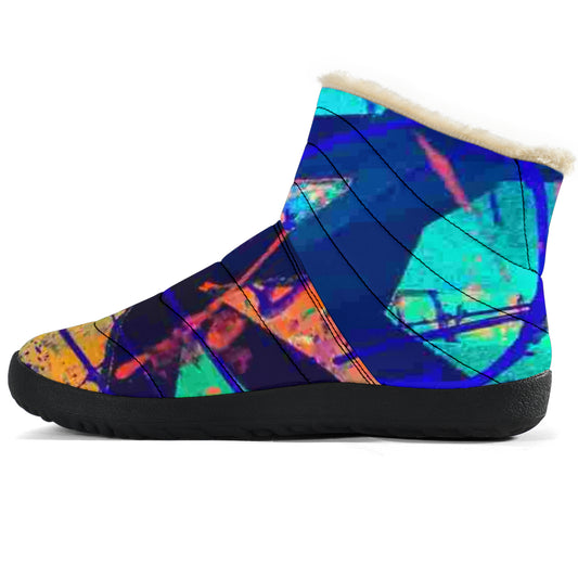 Gavin Scott Funky Faux Fur Slip-on Boots