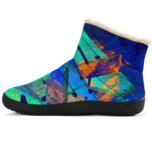 Gavin Scott Funky Faux Fur Slip-on Boots