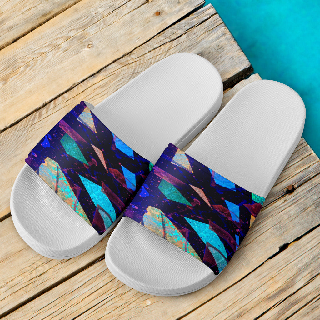 Gavin Scott Slide On Sandals - White