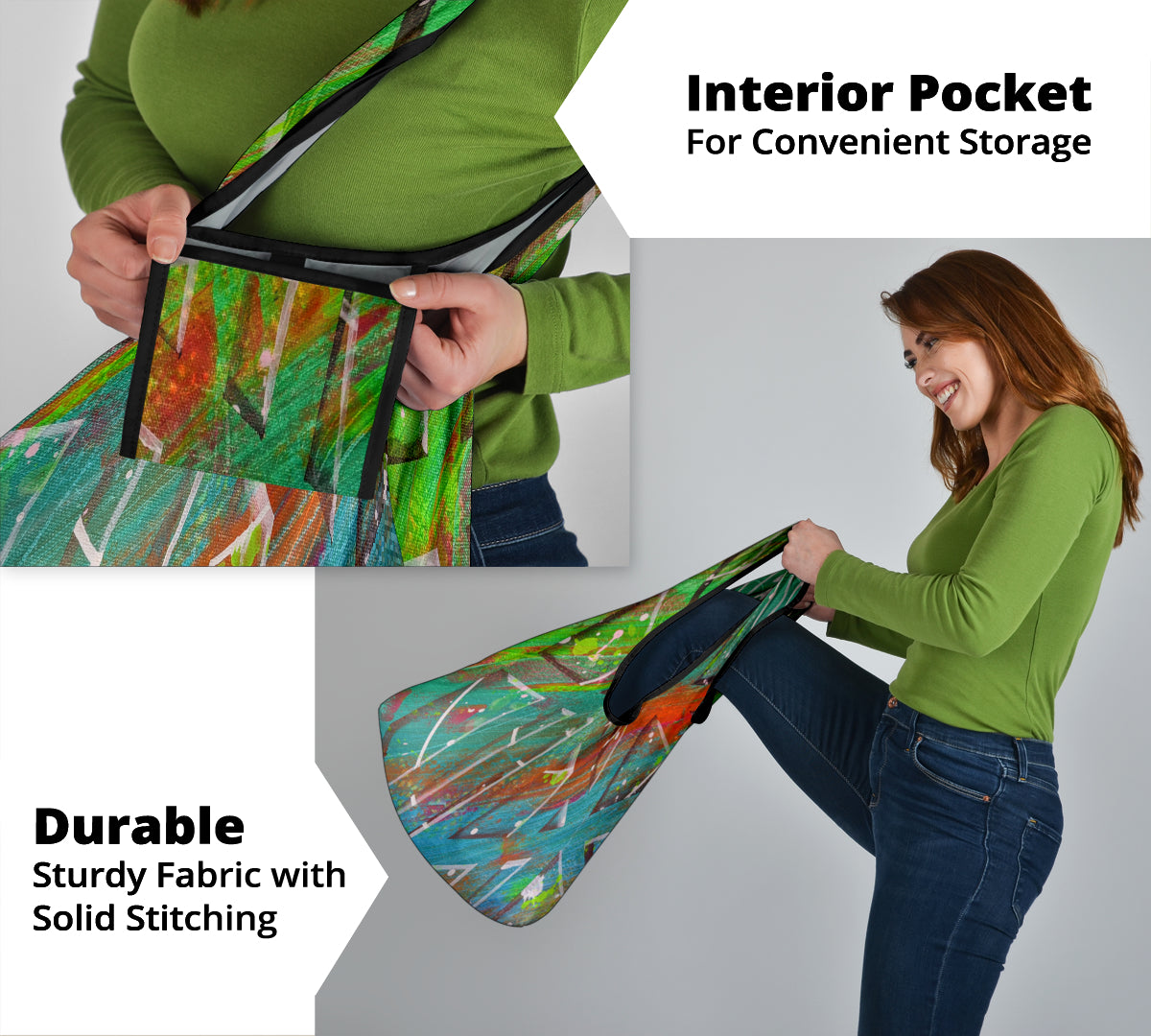 Gavin Scott Reusable Grocery Bags (Set of 3)