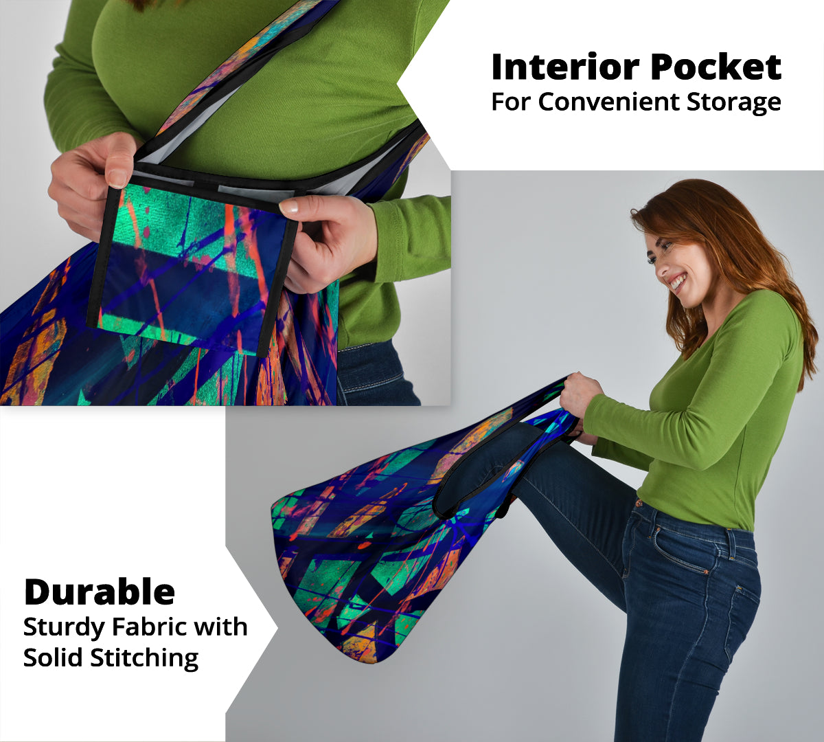 Gavin Scott Reusable Grocery Bags (Set of 3)