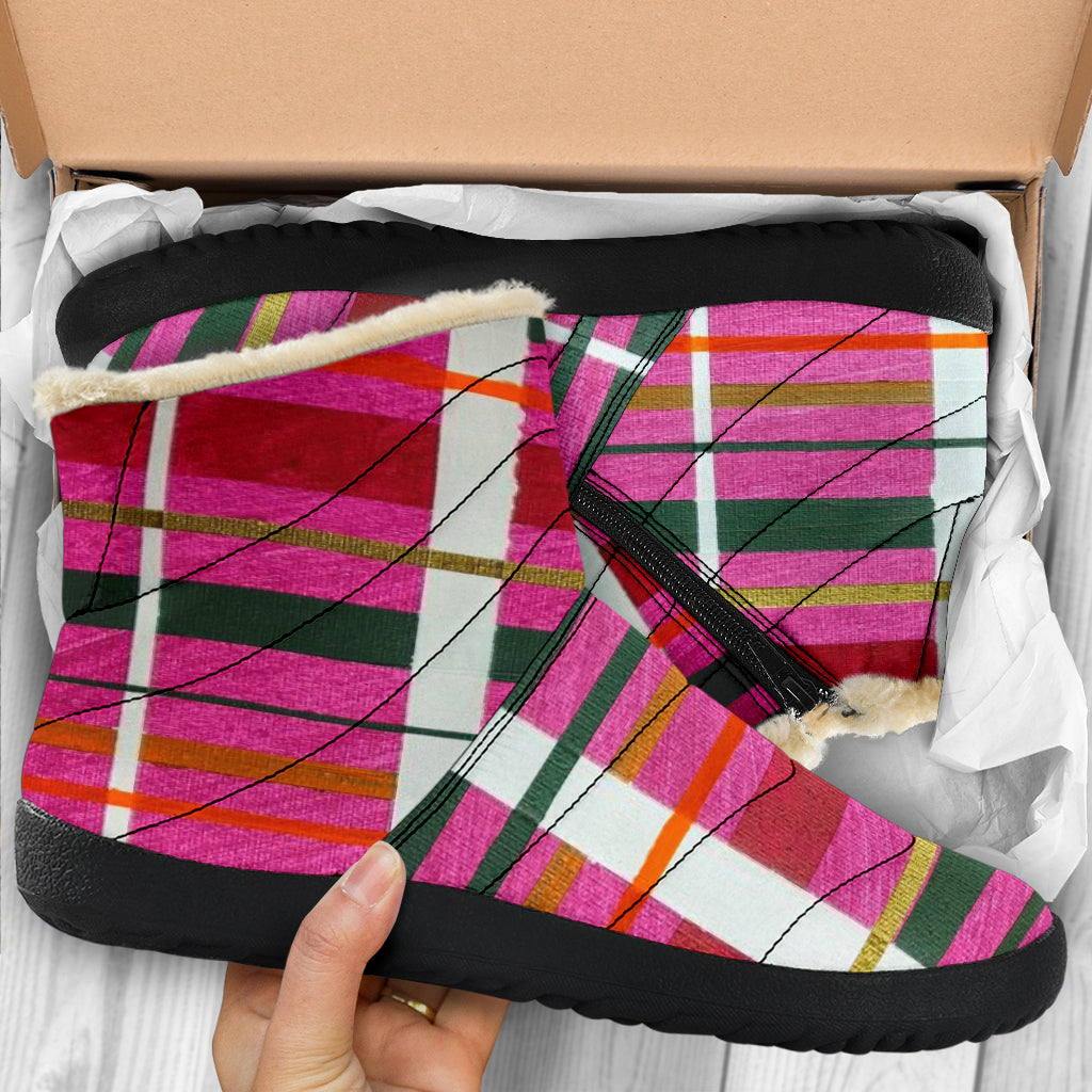 Gavin Scott Funky Faux Fur Slip-on Boots