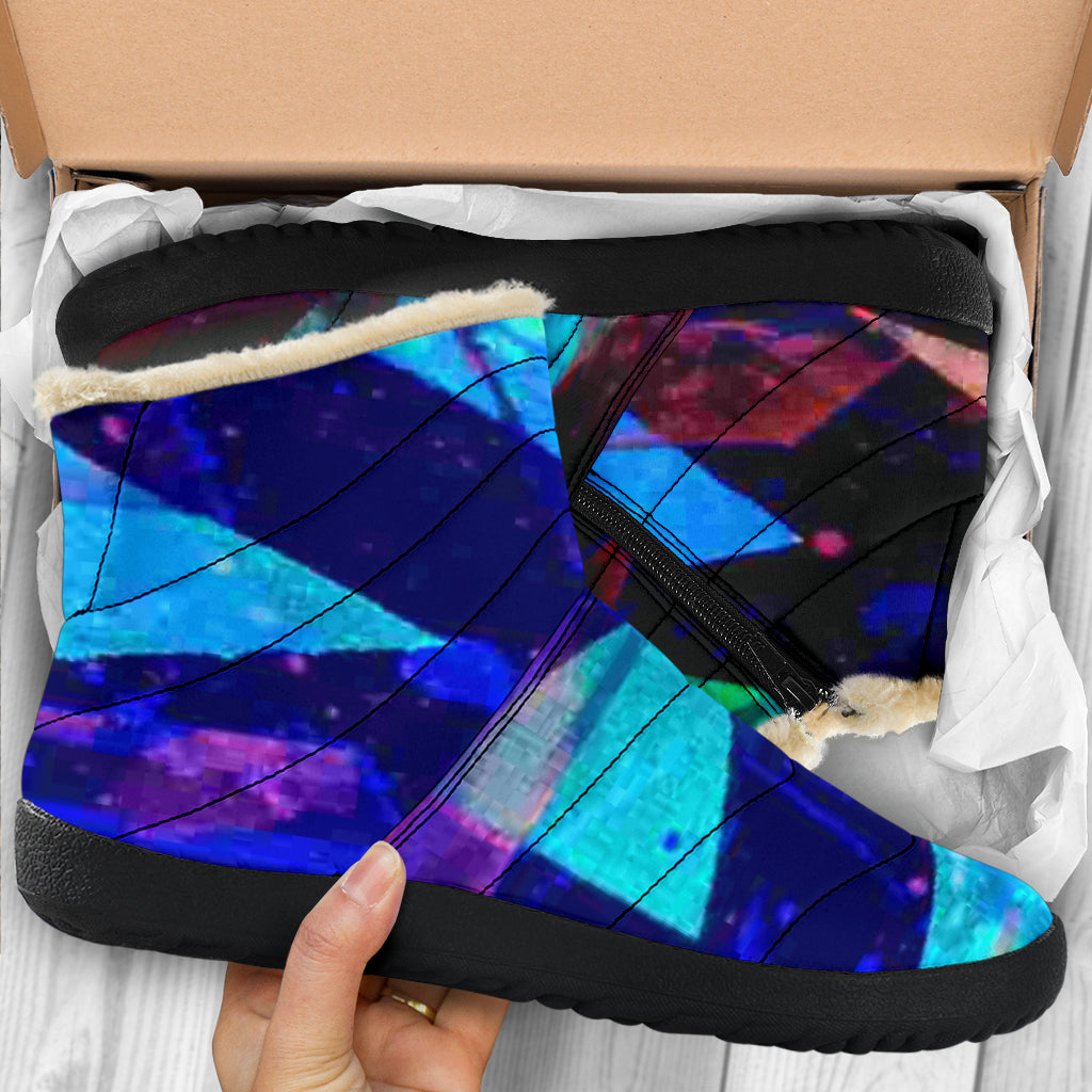 Gavin Scott Funky Faux Fur Slip-on Boots