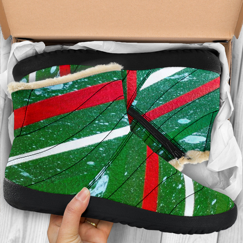 Gavin Scott Funky Faux Fur Slip-on Boots