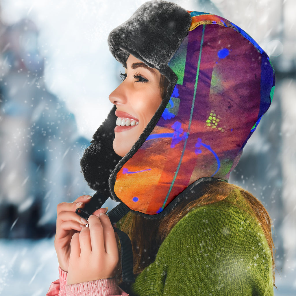 Gavin Scott Funky Faux Fur Trapper Hat