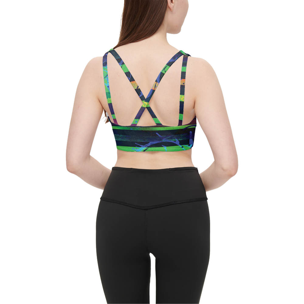 Gavin Scott Racerback Butter Soft Sports Bra (XS-3XL)