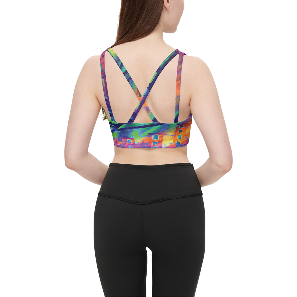 Gavin Scott Racerback Butter Soft Sports Bra (XS-3XL)