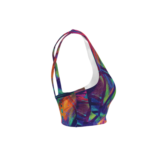 Gavin Scott Racerback Butter Soft Sports Bra (XS-3XL)