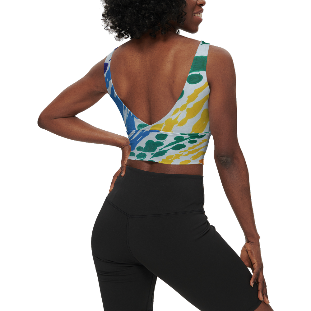 Gavin Scott Longline V-Shape Back Sports Bra