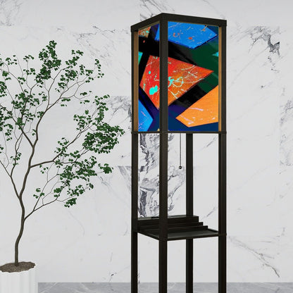 Gavin Scott Floor Lamp with Shelves (2 Colors)