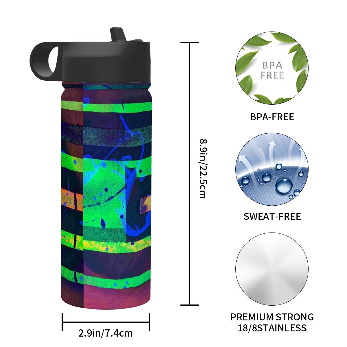 Gavin Scott Stainless Steel Vacuum Insulated Tumbler (18oz)