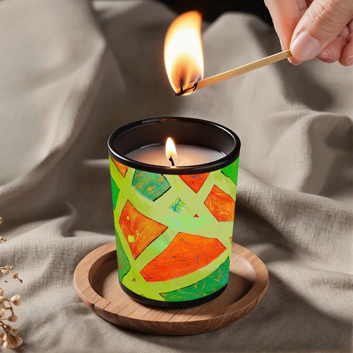 Gavin Scott Scented Black Jar Candle (6oz)