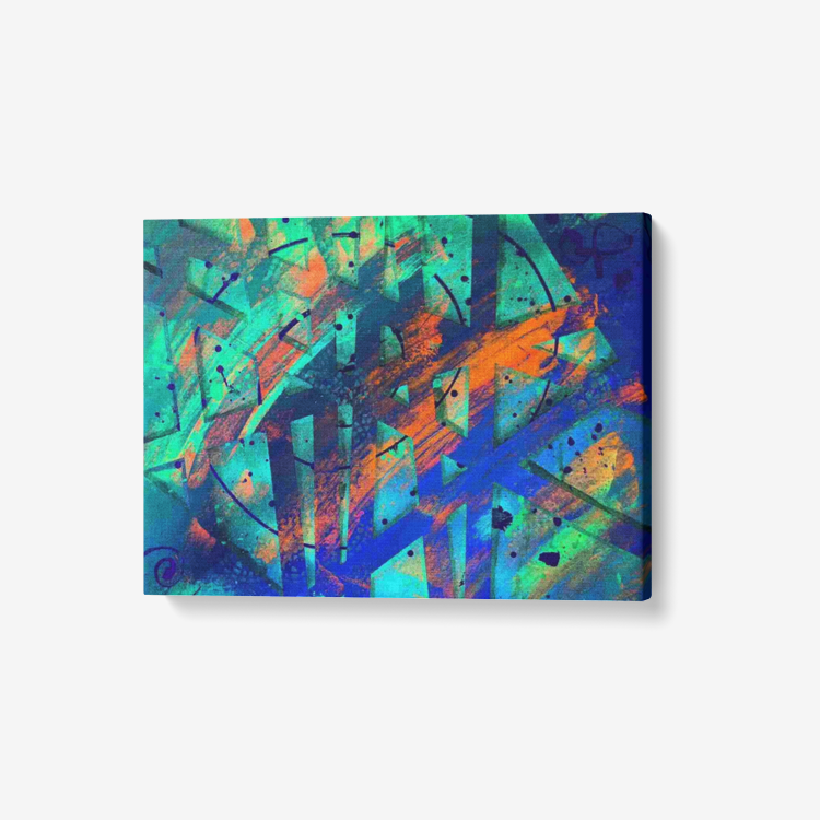 Gavin Scott Official Printed Canvas Wall Art with Gallery Wrapped Frame or Canvas Only Option (24"x18")