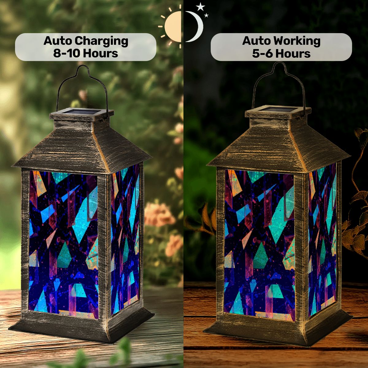 Gavin Scott Solar Powered Indoor/Outdoor Lantern