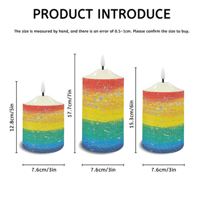 Gavin Scott Flameless Candles w/Remote (Set of 3)