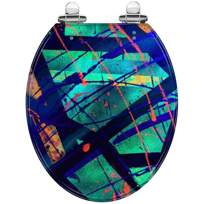 Gavin Scott Round Toilet Seat w/Matching Soft-close Lid (O-Shape)