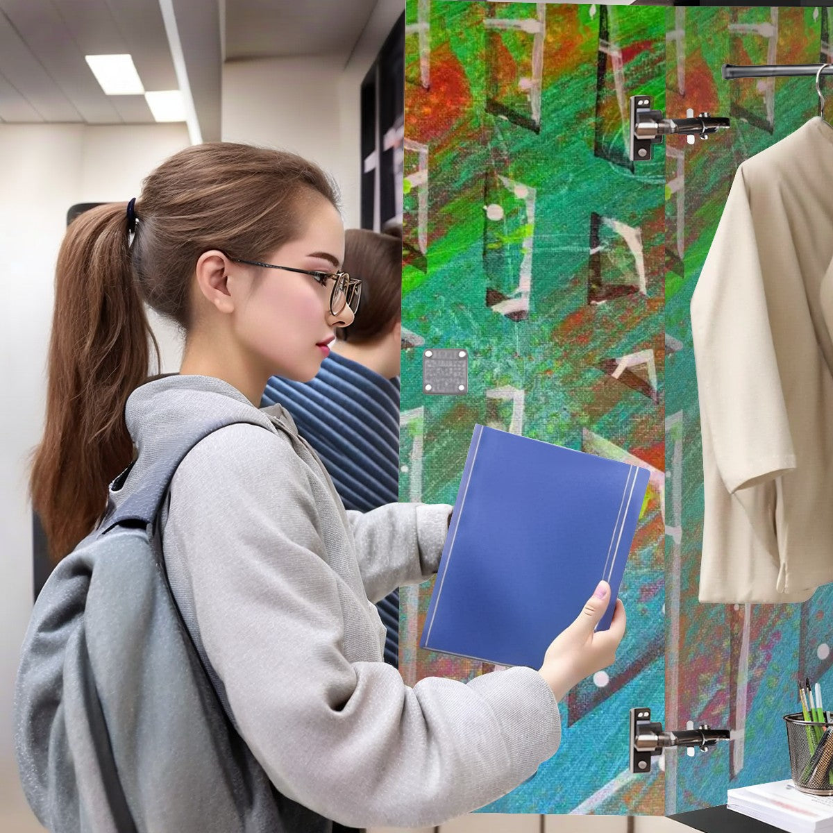 Gavin Scott Magnetic Locker Wallpaper 2 pcs