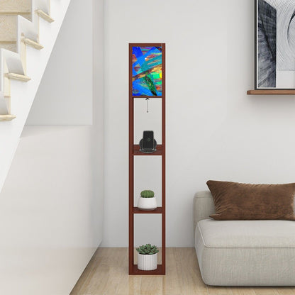 Gavin Scott Floor Lamp with Shelves (2 Colors)