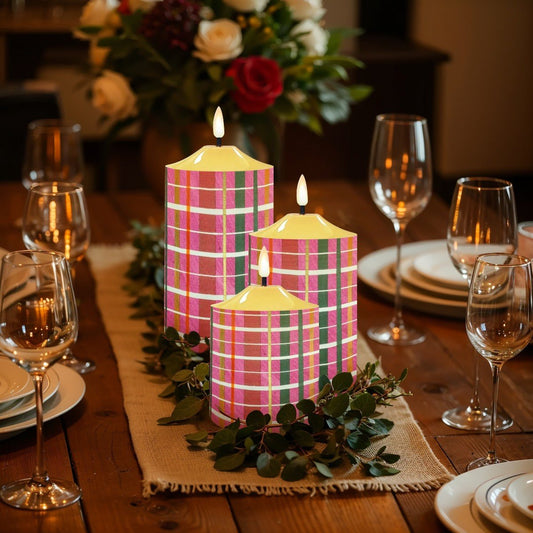 Gavin Scott Flameless Candles w/Remote (Set of 3)