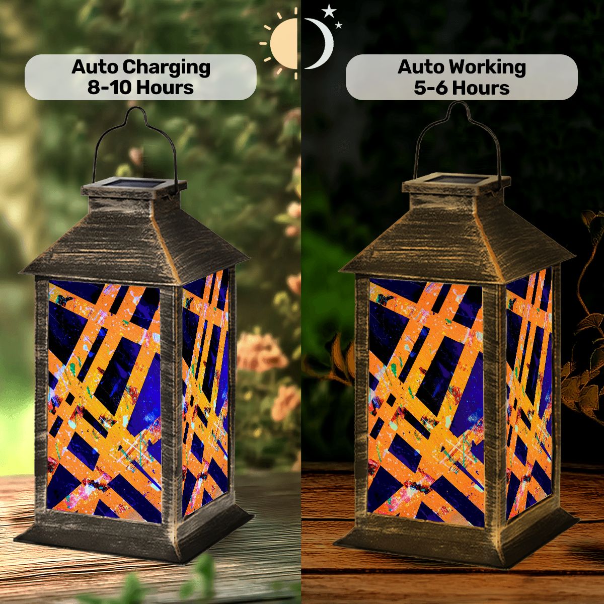 Gavin Scott Solar Powered Indoor/Outdoor Lantern