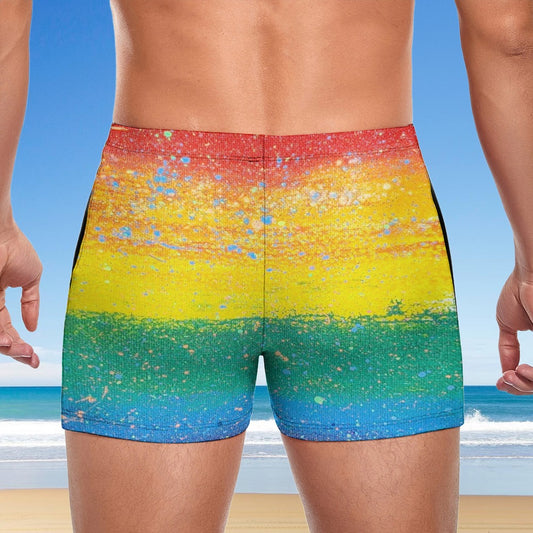 Gavin Scott Square Cut Swimming Trunks (Masc S-3XL)