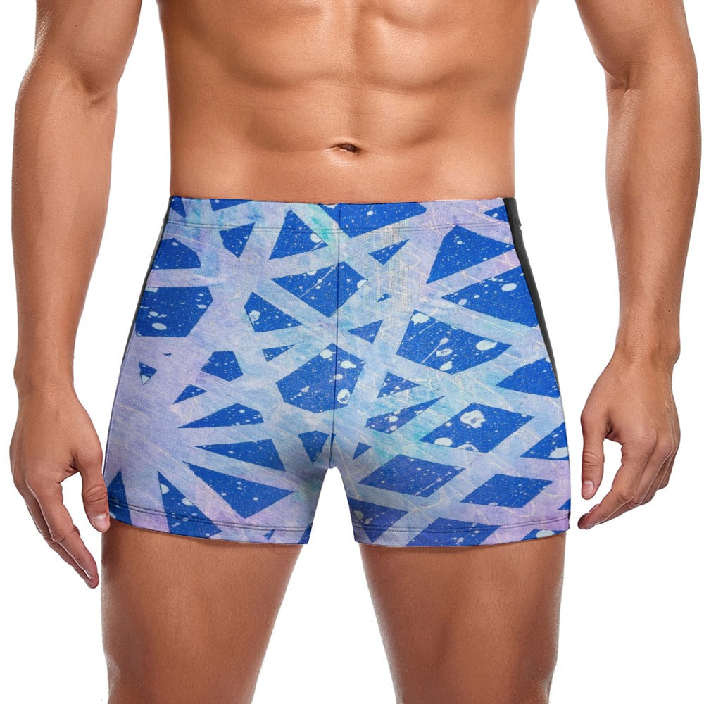 Gavin Scott Square Cut Swimming Trunks (Masc S-3XL)