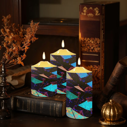 Gavin Scott Flameless Candles w/Remote (Set of 3)