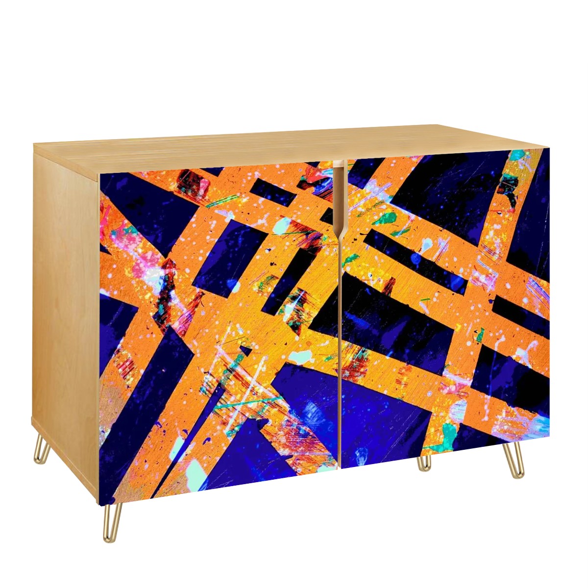 Gavin Scott Wooden Sideboard Cabinet