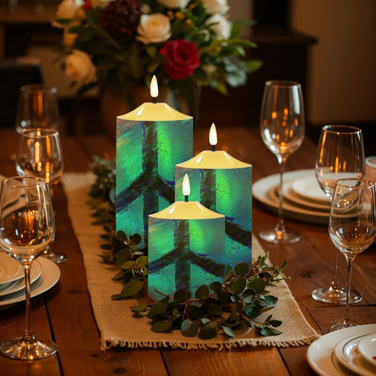 Gavin Scott Flameless Candles w/Remote (Set of 3)