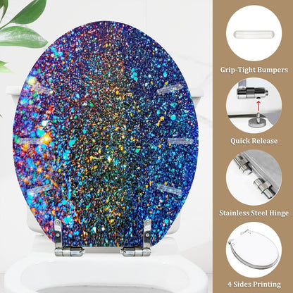 Gavin Scott Round Toilet Seat w/Matching Soft-close Lid (O-Shape)