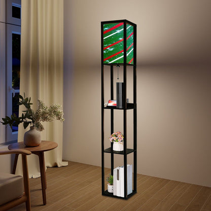 Gavin Scott Floor Lamp with Shelves (2 Colors)