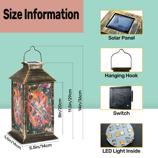 Gavin Scott Solar Powered Indoor/Outdoor Lantern