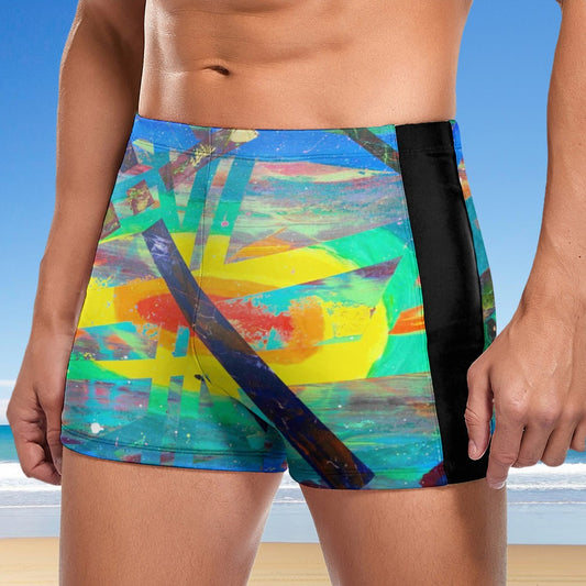 Gavin Scott Square Cut Swimming Trunks (Masc S-3XL)